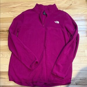 The North Face Magenta Half-Zip Fleece